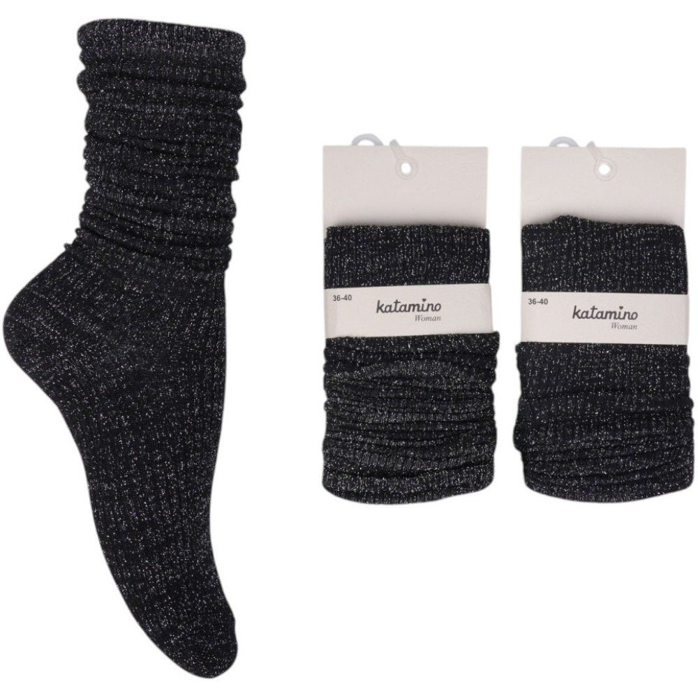 Socks cotton with lurex Nazende