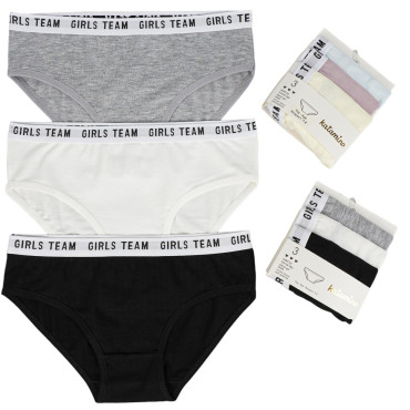 Panties set 3pcs (in a package of 4 sets) Katrina