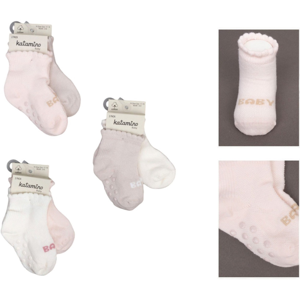 Socks low cut cotton set 2 pair (pack of 6 sets) Perilice