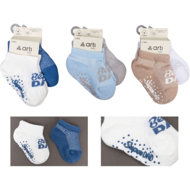 Socks low cut cotton set 2 pair (pack of 6 sets) Babis