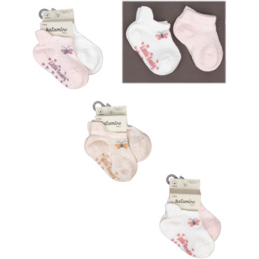 Socks low cut cotton set 2 pair (pack of 6 sets) Keyfi