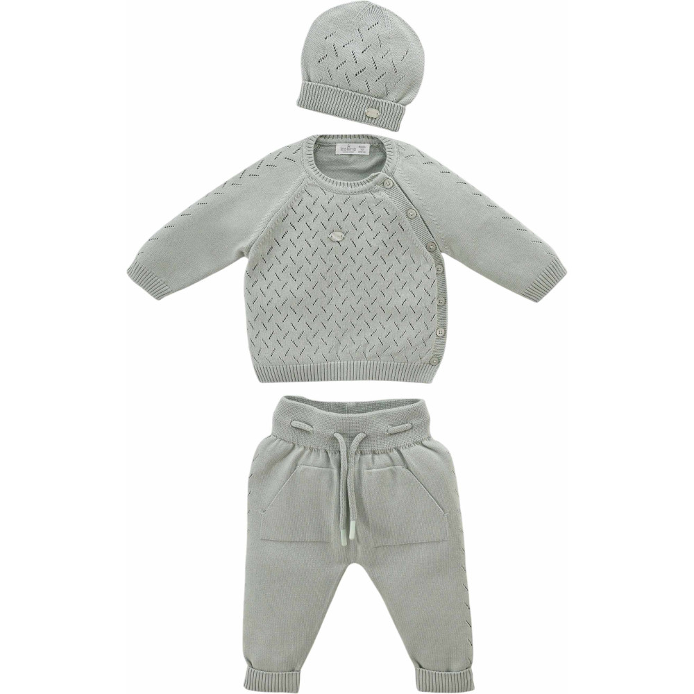 Set sweater+pants+hat