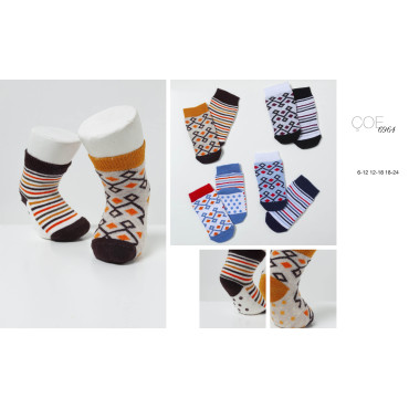 Socks set 2 pairs (pack of 12 sets), series BASIC