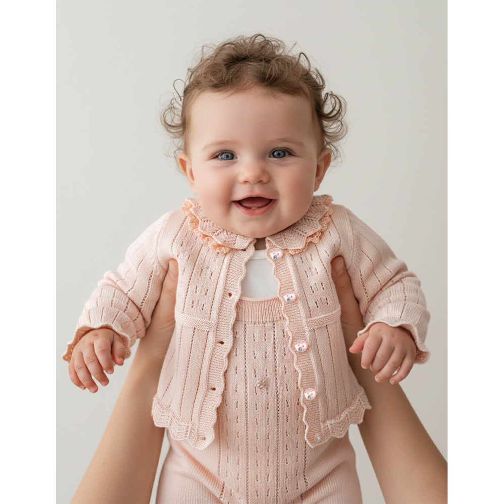 Set sweater+body+overalls