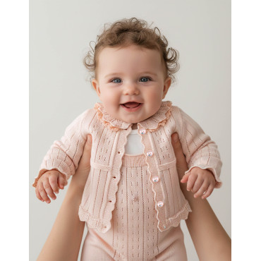 Set sweater+body+overalls