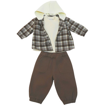 Set shirt+sweater+pants