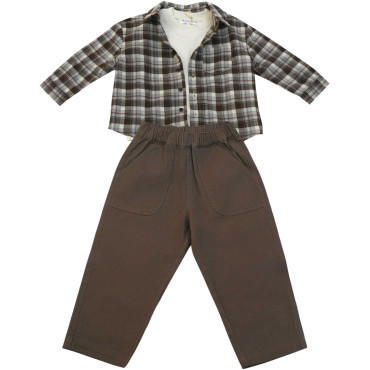 Set shirt+sweater+pants