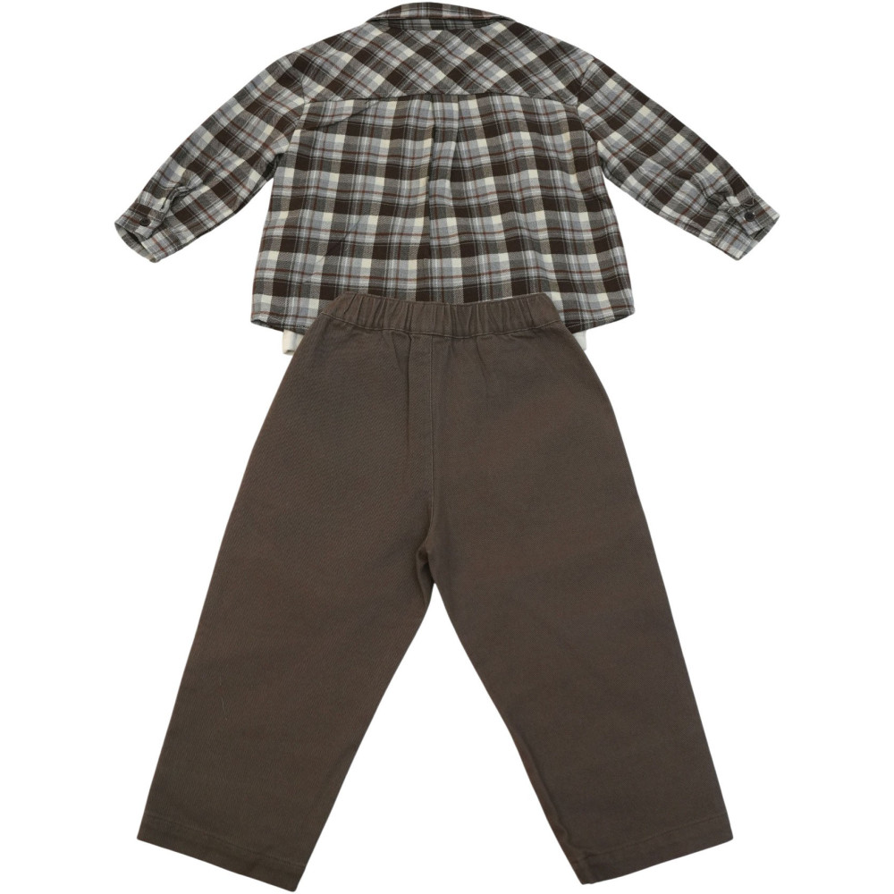 Set shirt+sweater+pants