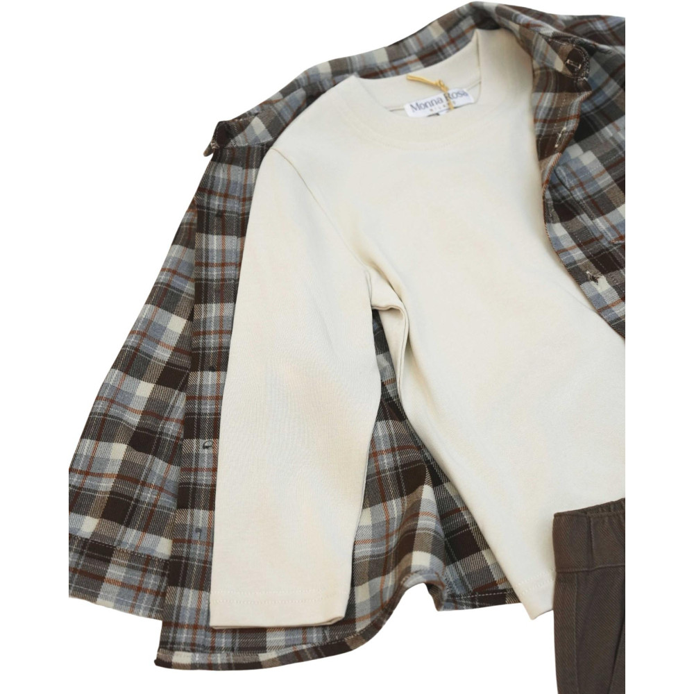 Set shirt+sweater+pants