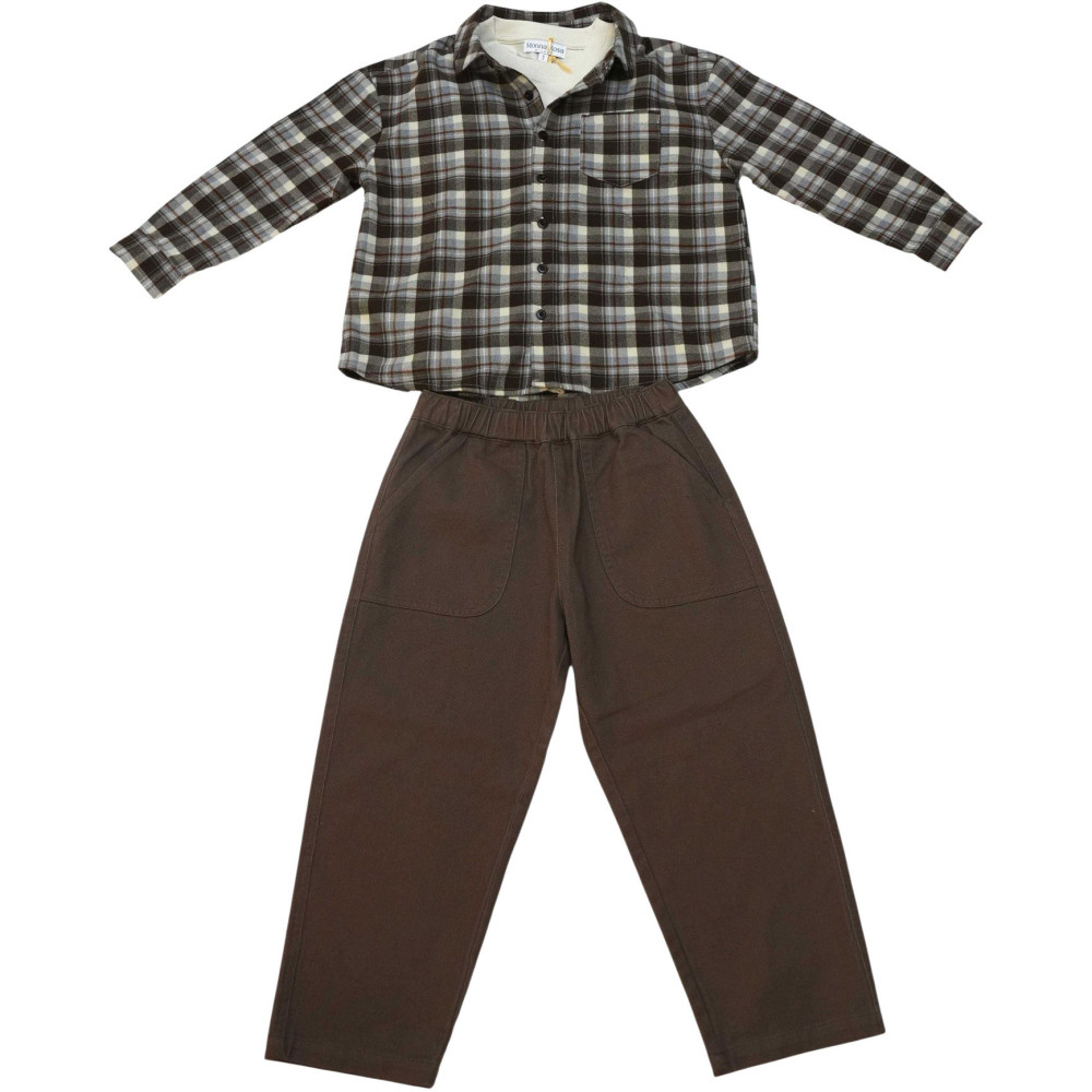 Set shirt+sweater+pants