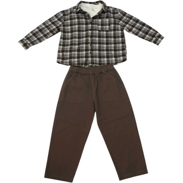 Set shirt+sweater+pants