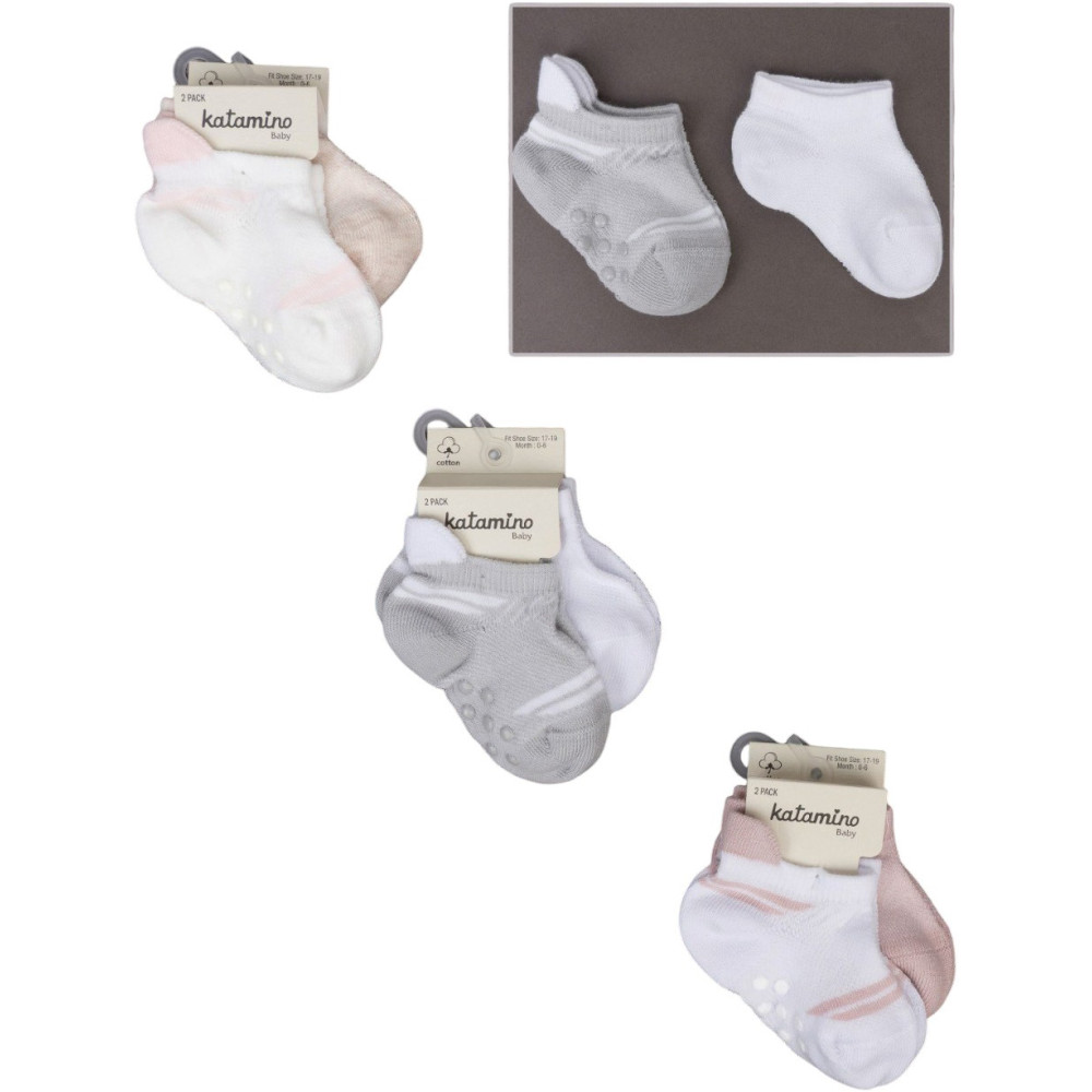Socks low cut cotton set 2 pair (pack of 6 sets) Sevin