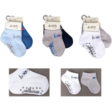 Socks low cut cotton set 2 pair (pack of 6 sets) Baylas