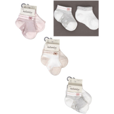 Socks low cut cotton set 2 pair (pack of 6 sets) Redora
