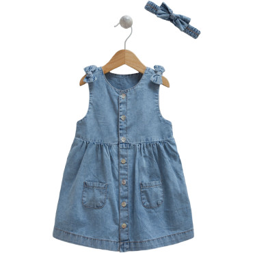 Dress+headband, series DENIM GIRL