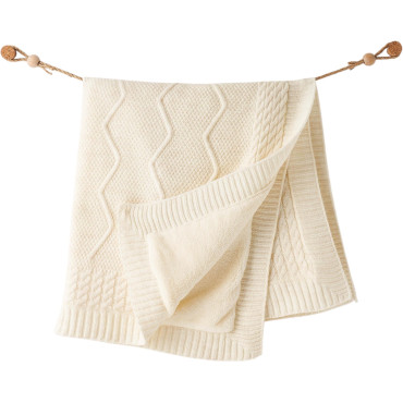 Knitted blanket, series BASIC