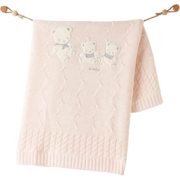 Knitted blanket, series BASIC