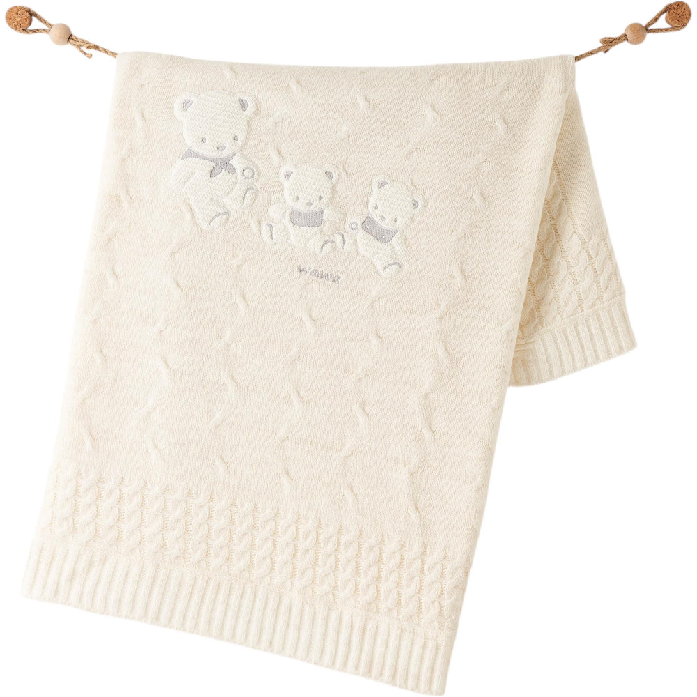 Knitted blanket, series BASIC