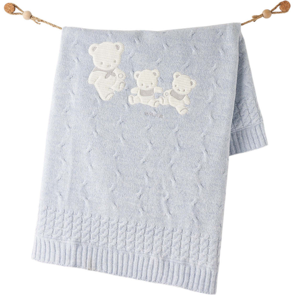 Knitted blanket, series BASIC
