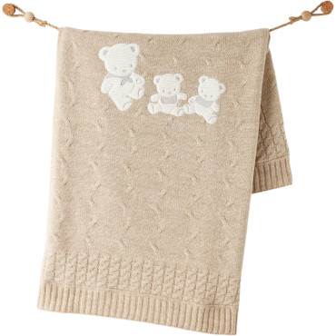 Knitted blanket, series BASIC