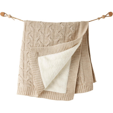 Knitted blanket, series BASIC