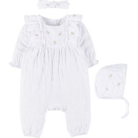 Overalls +hat+headband