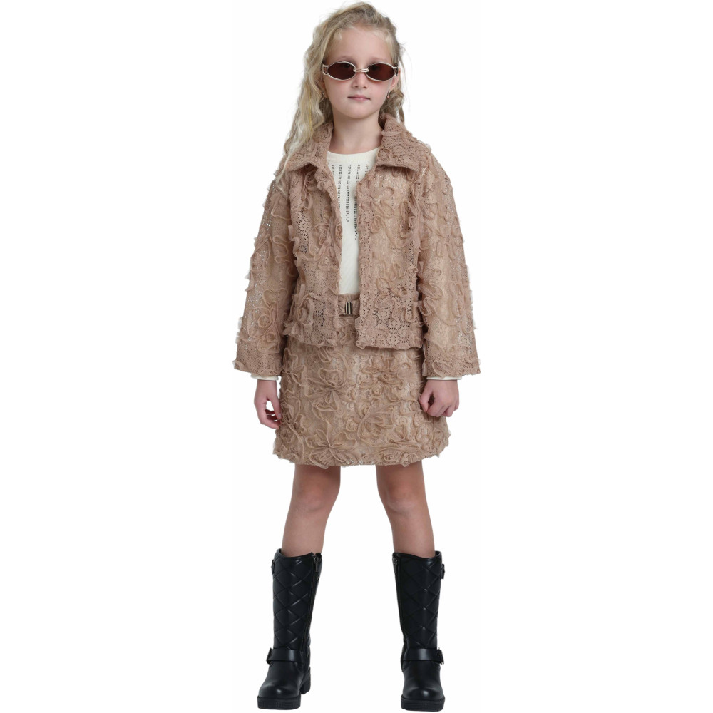 Set jacket+T-shirt+skirt-shorts