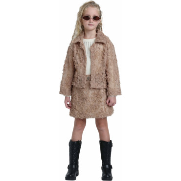 Set jacket+T-shirt+skirt-shorts