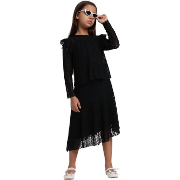 Set of blouse+tank top+skirt