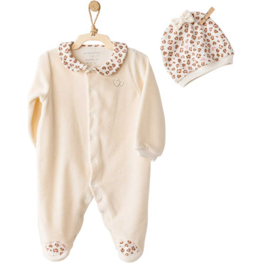 Overalls+Hat, series LITTLE LEOPARD