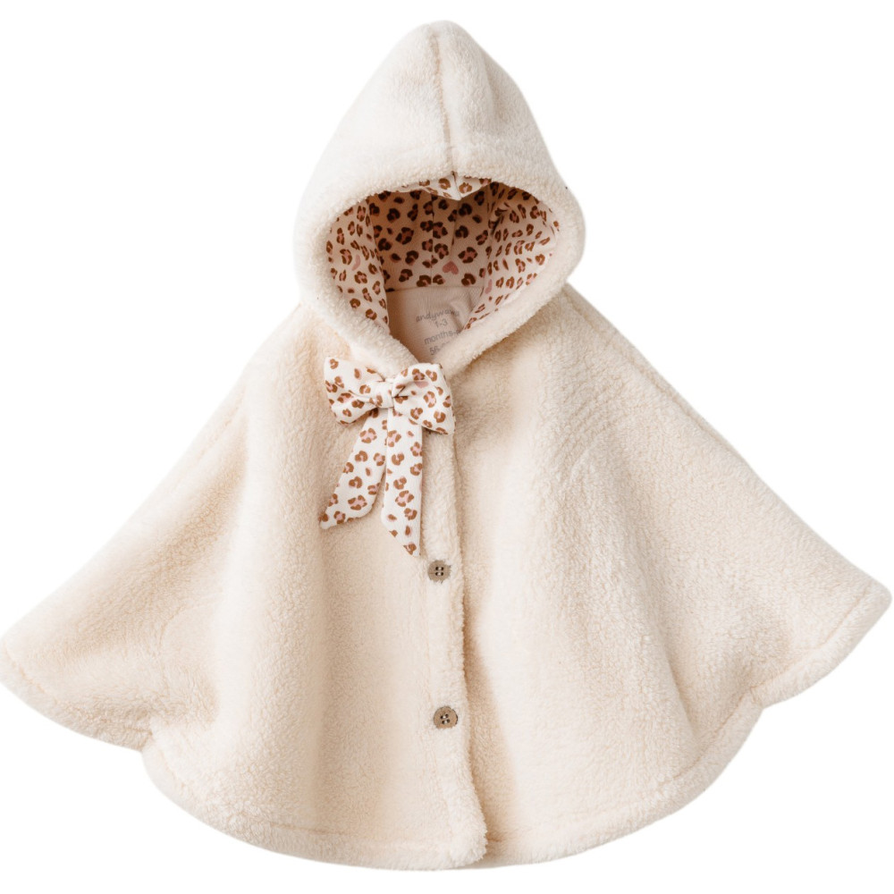 Set sweater+poncho+pants, series LITTLE LEOPARD