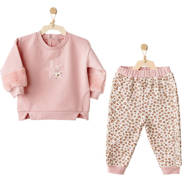 Set sweater+pants, series LITTLE LEOPARD