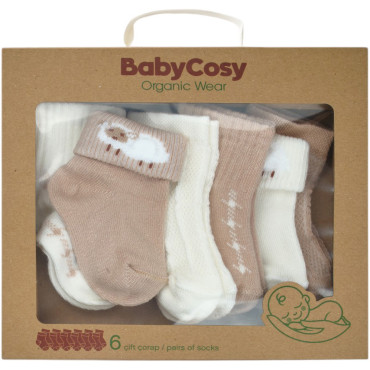 Socks set 6 pairs (pack of 3 sets)