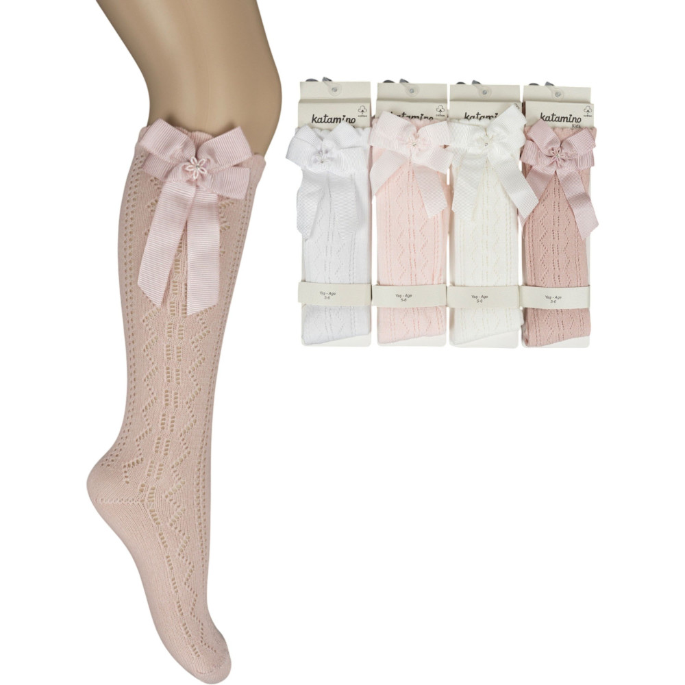 Knee high socks cotton Minevra