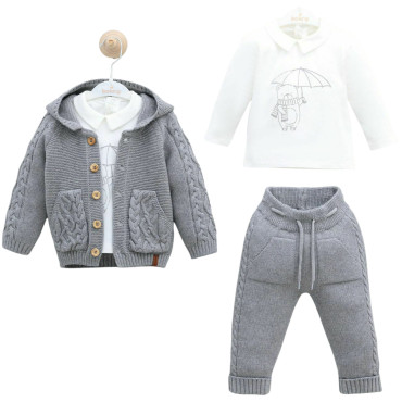 Set sweater+sweater+pants