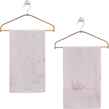 Blanket+muslin blanket, series LOVE TIME. (Expected 16.01.2026)