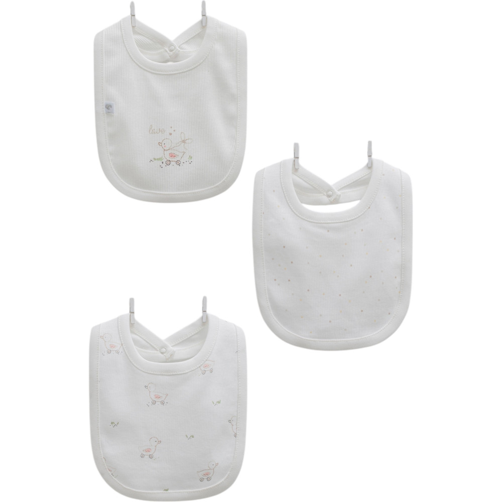 Bibs set 3pcs (pack of 4 sets), series LOVE TIME. (Expected 16.01.2026)