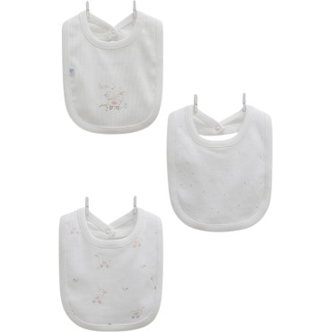 Bibs set 3pcs (pack of 4 sets), series LOVE TIME. (Expected 16.01.2026)