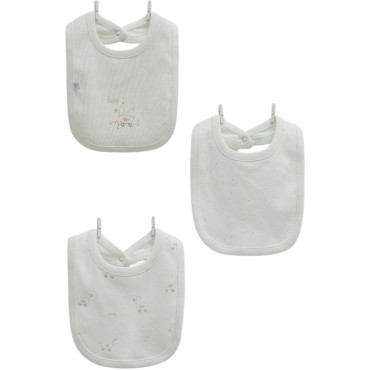 Bibs set 3pcs (pack of 4 sets), series LOVE TIME. (Expected 16.01.2026)