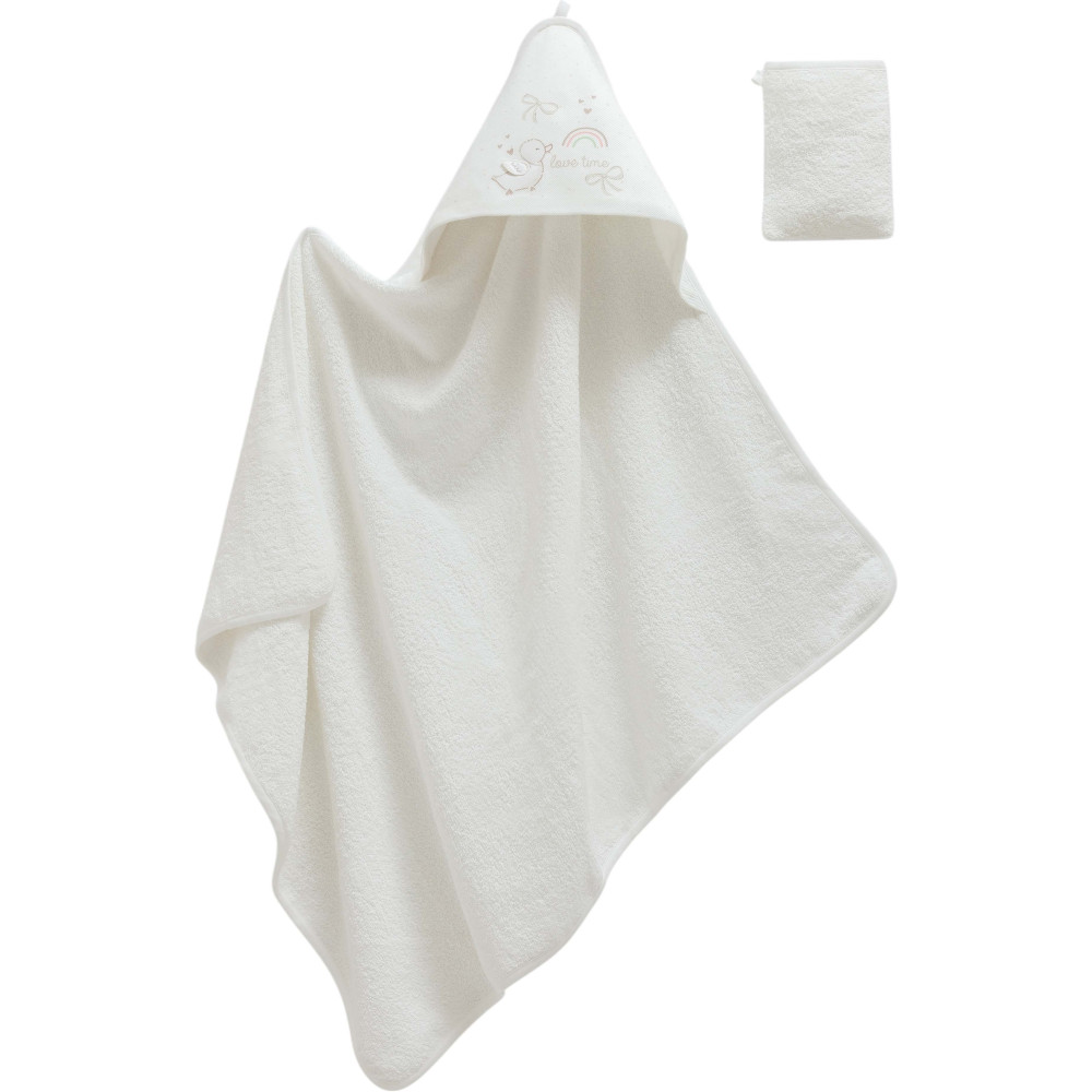 Towel+washcloth, series LOVE TIME. (Expected 16.01.2026)