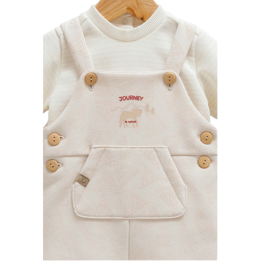 Set sweater+overalls, series NEW WINTER BOY BEIGE