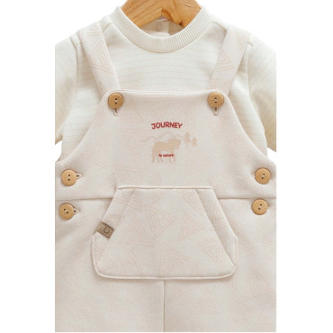 Set sweater+overalls, series NEW WINTER BOY BEIGE