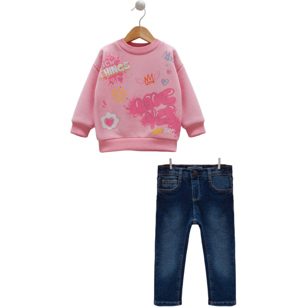 Set sweater+pants, series DENIM EDITION