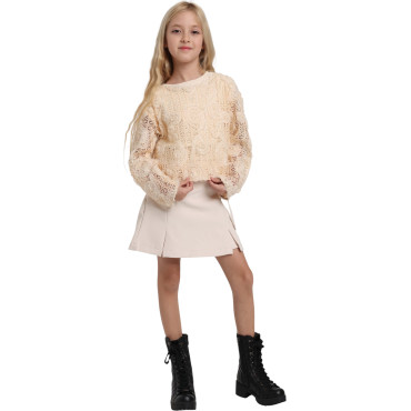 Set blouse+tank top+shorts