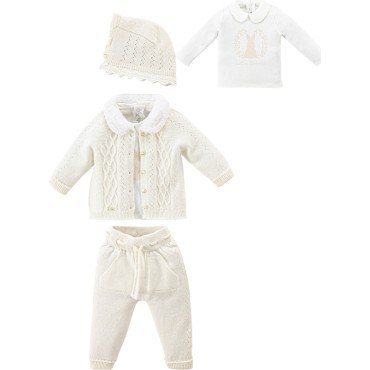 Set sweater+sweater+pants+hat