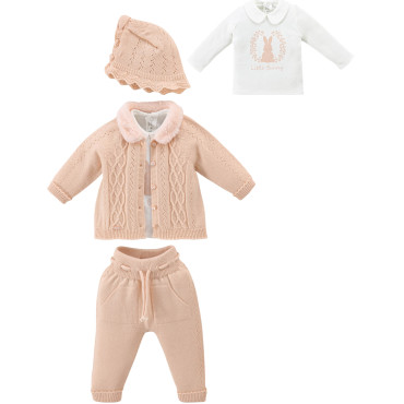 Set sweater+sweater+pants+hat