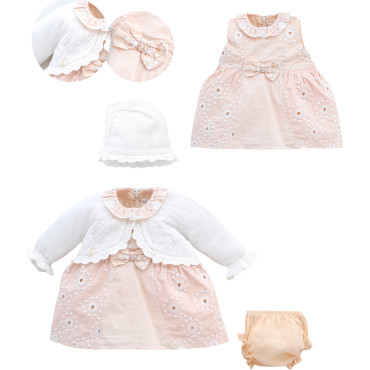 Set sweater+dress+hat+panties