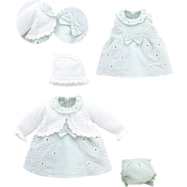 Set sweater+dress+hat+panties