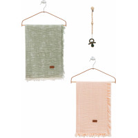 Muslin blankets set 2pcs, series BASIC