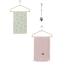 Muslin blankets set 2pcs, series BASIC